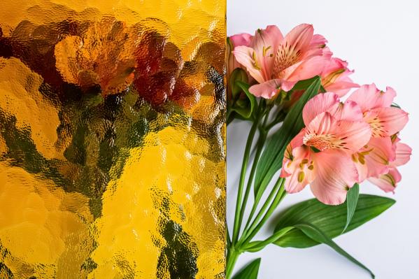 Atlantic galben — Sticlă ornamentată la comandă, Sticlă & Piatră